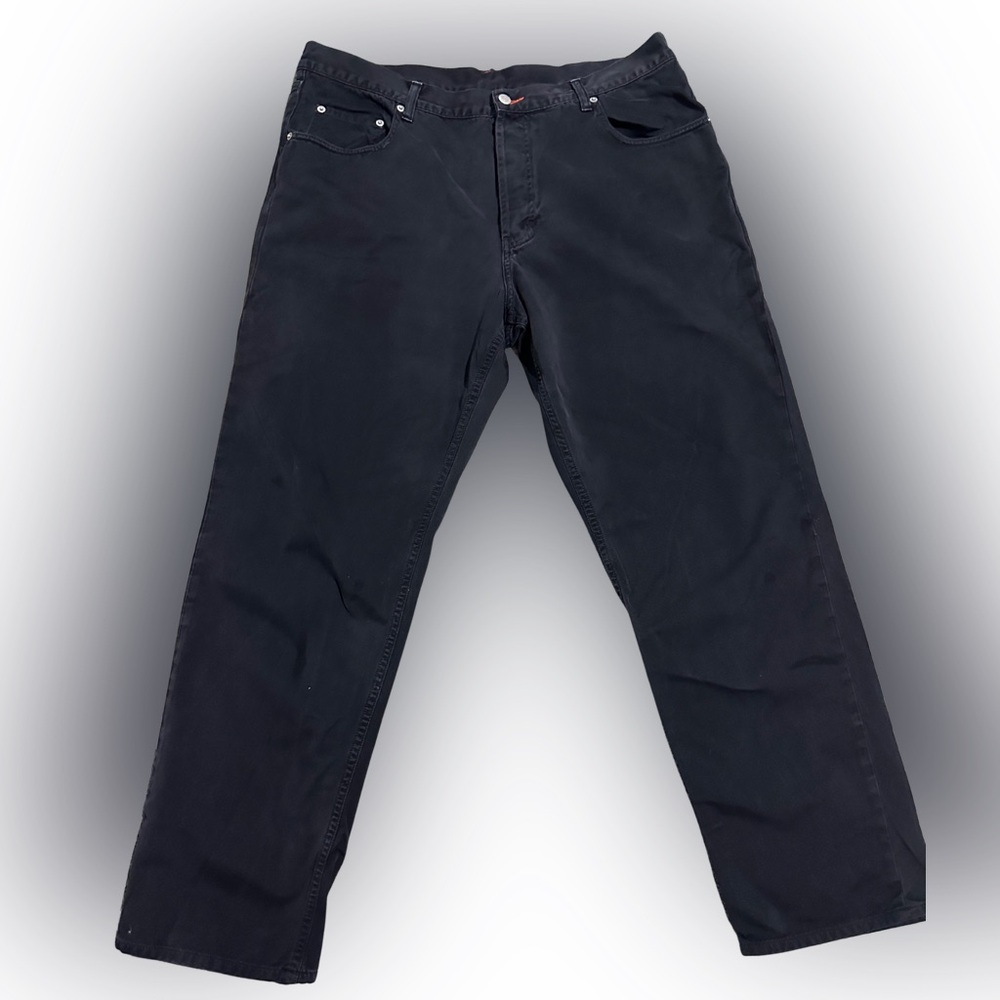 Vintage Faconnable Model F38 Black Regular  Jeans - Size 42